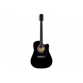SQUIER by FENDER SA-105CE BLACK